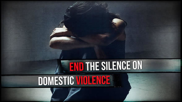 End the silence on domestic violence.